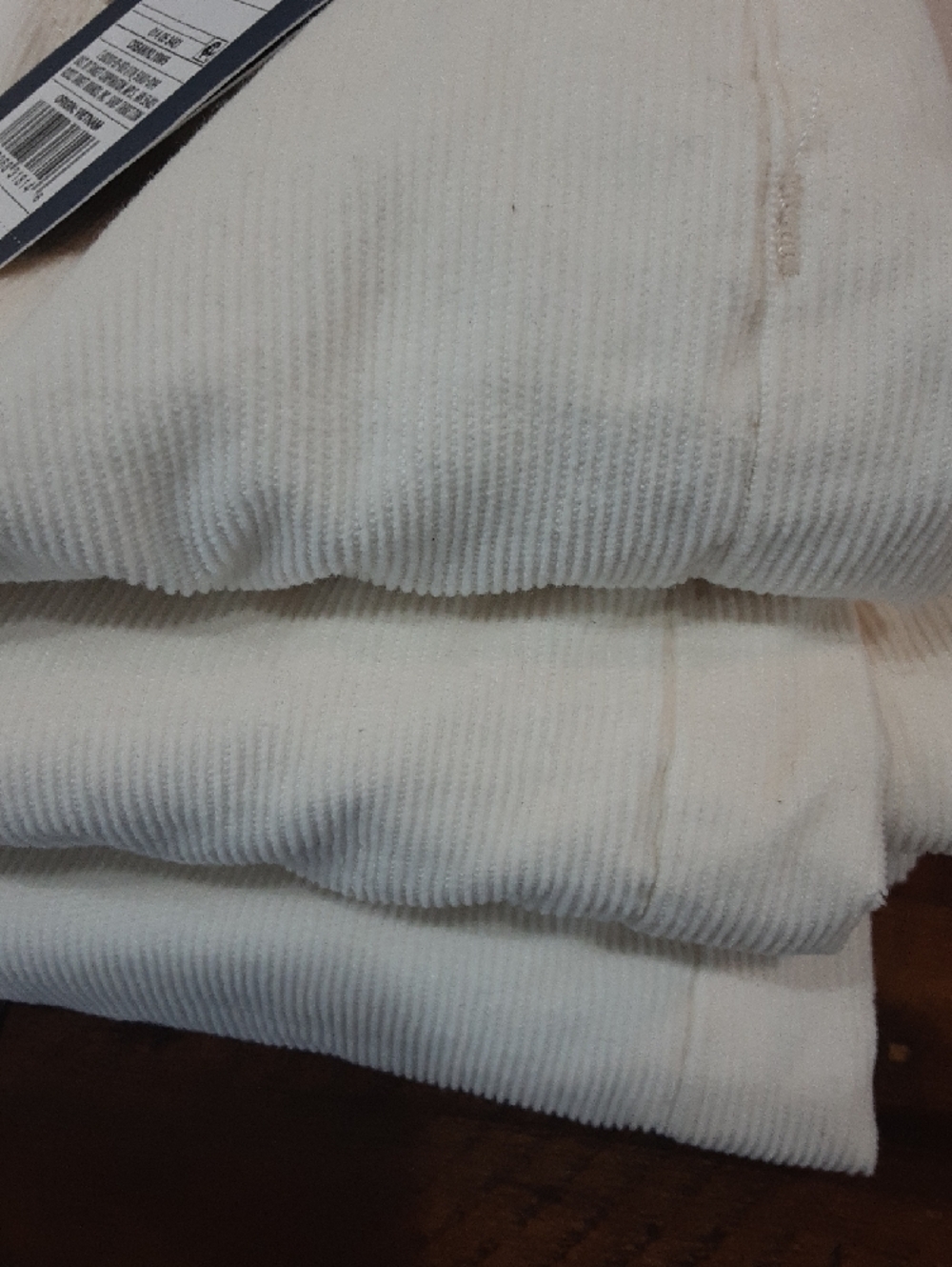 Universal Thread Cream Corduroy Wide-Leg Pants C383 - Picture 7 of 7